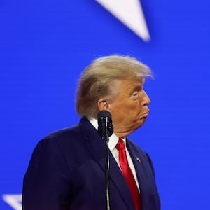 Donald Trump speaks at CPAC at Gaylord National Convention Center in National Harbor, Maryland, March 4, 2023. 