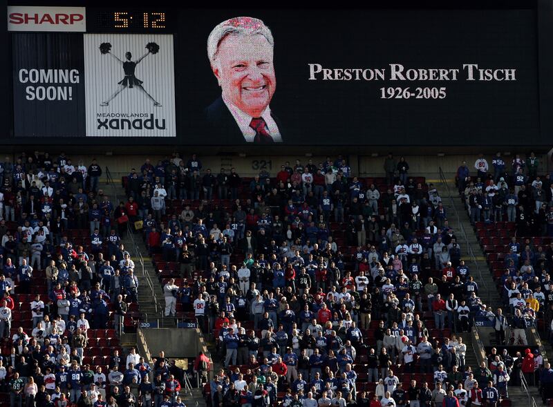 The New York Giants pay tribute to Bob Tisch, the former New York Giants Chairman and Co-Chief Executive Officer, after he passed away on Tuesday, November 15, 2005