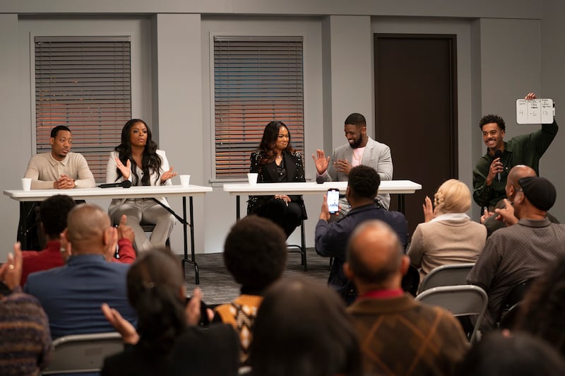 Tyler James Williams, Janelle James, Tatyana Ali, Brandon Kyle Goodman, and Zack Fox.