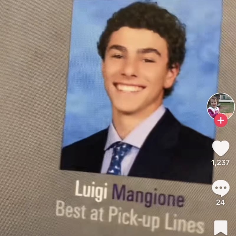 Luigi Mangione’s yearbook.