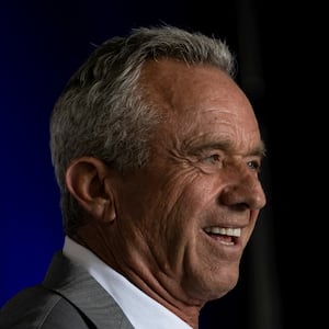 Robert F. Kennedy Jr. seen smiling