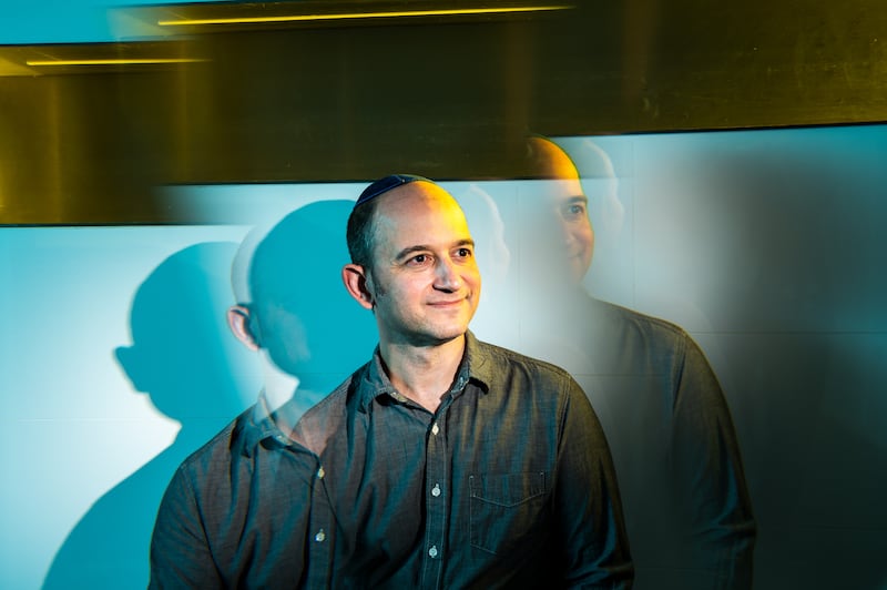 Portrait of Noam Shazeer, cofounder and CEO of Character.AI, a conversational AI startup. Taken at the company's office in Palo Alto, CA