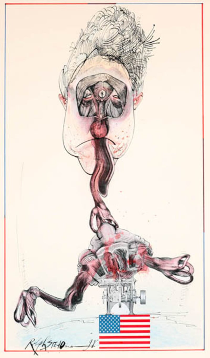 articles/2014/04/27/the-gonzo-artist-behind-ralph-steadman-s-most-famous-work/140425-ralph-steadman-embed-billclinton_p8gtqi