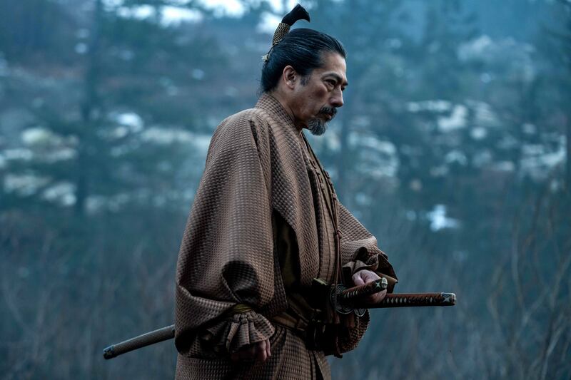 Hiroyuki Sanada as Yoshii Toranaga in Shogun.