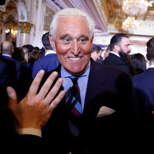 Roger Stone at Mar-a-Lago.