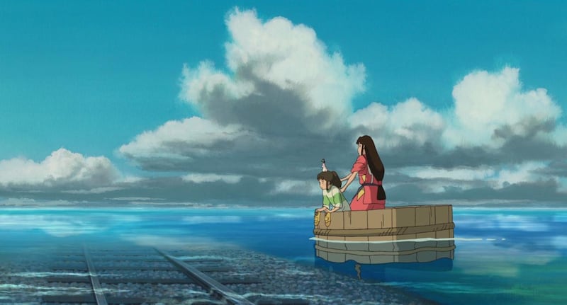 A film still from Spirited Away