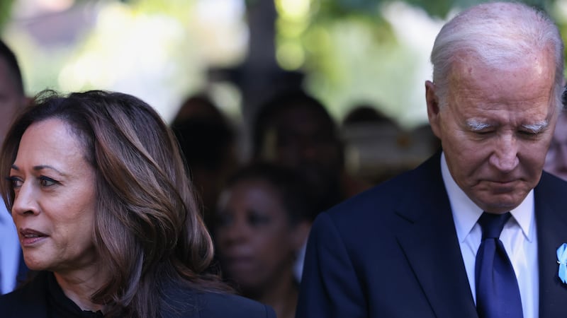 Kamala Harris, and U.S. President Joe Biden