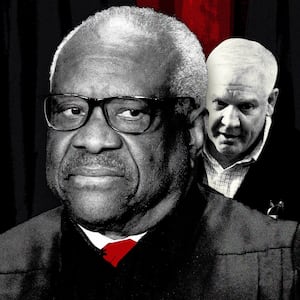 Clarence Thomas and Harlan Crow