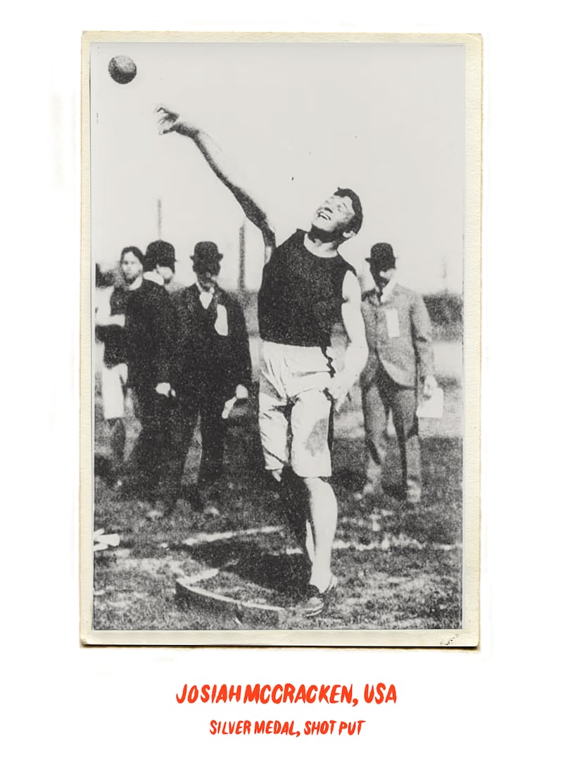 Shot putting at the 1900 Paris Olympics