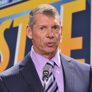 A photo of Vince McMahon.