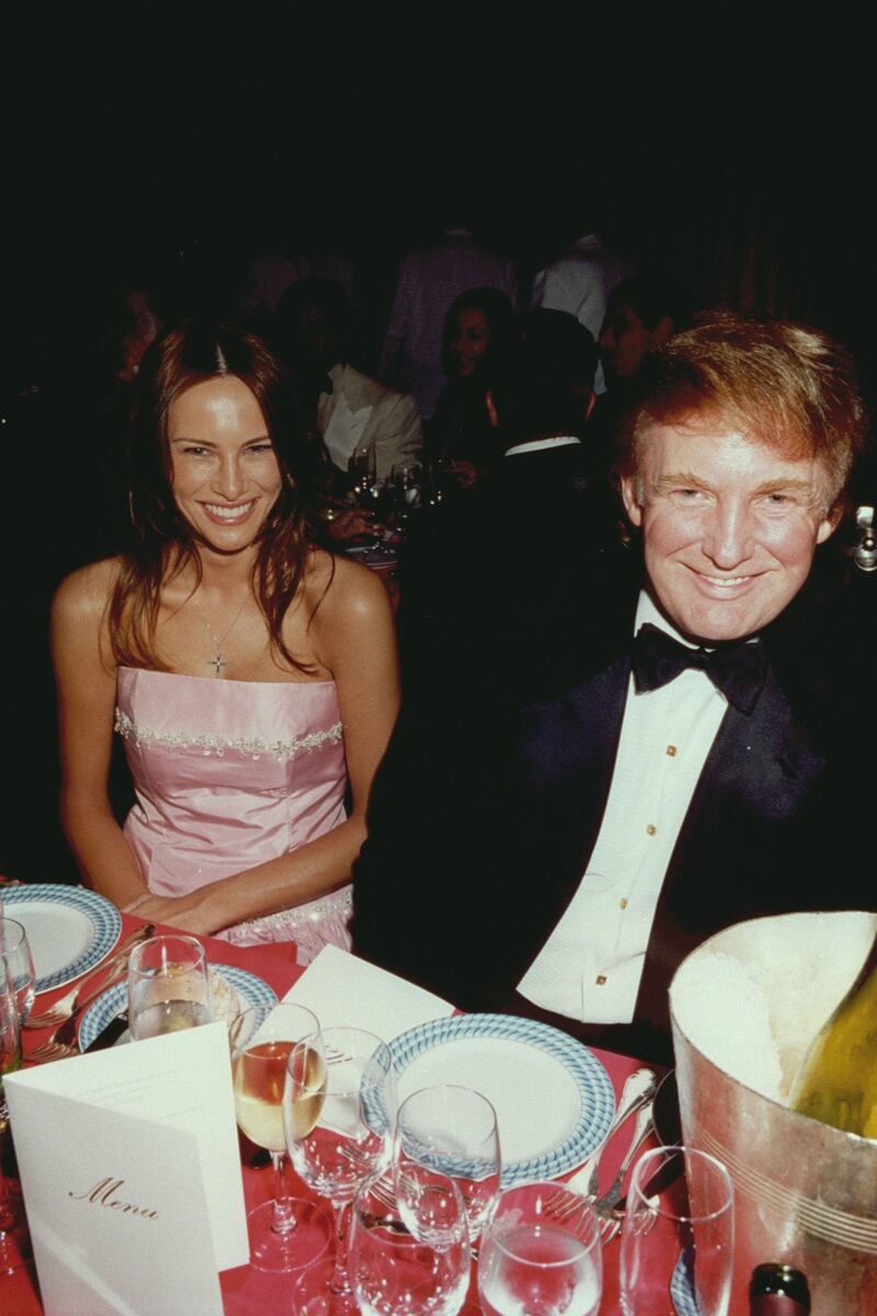 Melania Knauss Trump and Donald Trump