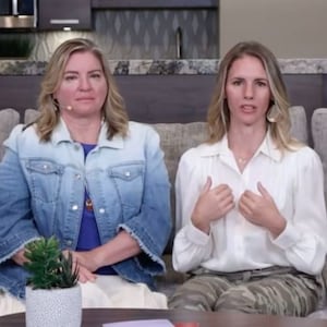 Life coach Jodi Hildebrandt and Utah mommy vlogger Ruby Franke. 