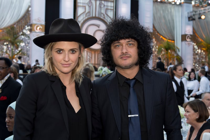 Emily Armstrong and Cedric Bixler-Zavala attend the Church of Scientology Celebrity Centre 44th Anniversary Gala on August 24, 2013 in Los Angeles, California.