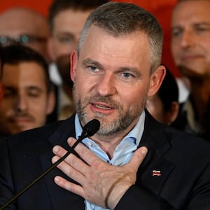 A photo of Peter Pellegrini.