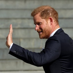 Prince Harry arrives to attend the Invictus Games Foundation 10th Anniversary Service of Thanksgiving at St Paul’s Cathedral, in London, Britain, May 8, 2024.