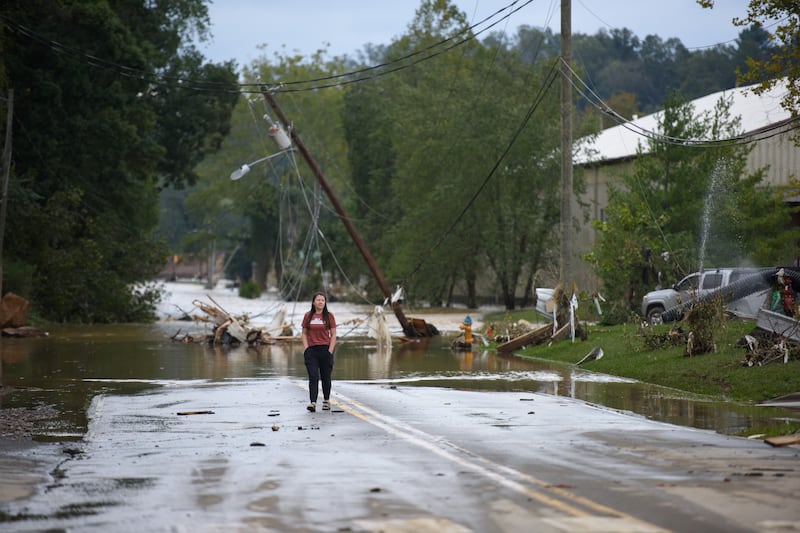 Asheville, North Carolina, one of the cities worst hit by Hurricane Helene.