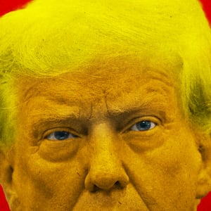 A photo illustration of former President Donald Trump.