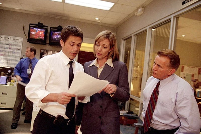 Rob Lowe, Allison Janney, and Martin Sheen.