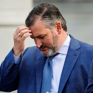 U.S. Senator Ted Cruz (R-TX) departs the U.S. Capitol building on Capitol Hill in Washington, U.S., April 26, 2023.