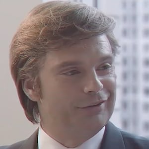 Sebastian Stan plays Donald Trump in the 2024 film The Apprentice