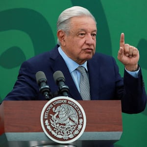 Mexico's President Andres Manuel Lopez Obrador 