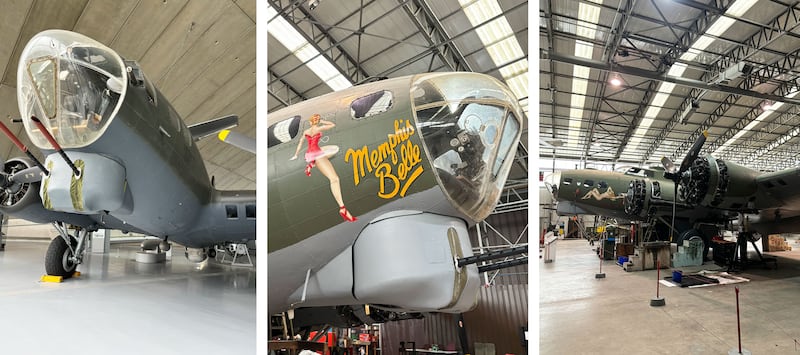 A triptych of WWII planes at IWM Duxford