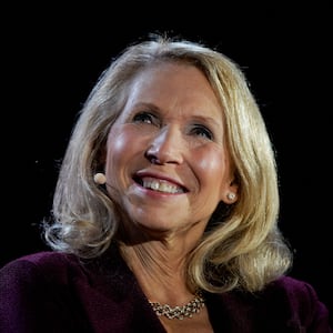 Shari Redstone, president of National Amusements and Vice Chairman, CBS and Viacom speaks at the WSJTECH live conference in Laguna Beach, California, U.S. October 21, 2019.