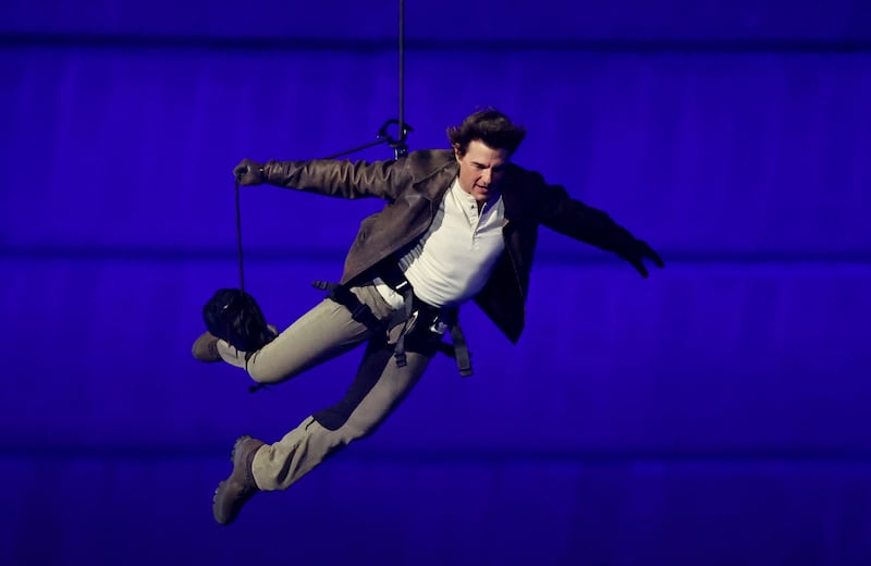 A photo of Tom Cruise at the Olympics