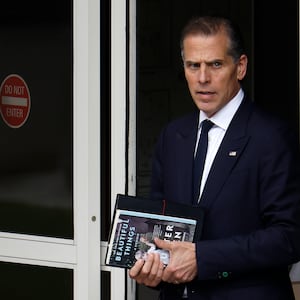 Hunter Biden, the son of U.S. President Joe Biden, leaves the J. Caleb Boggs Federal Building on June 6, 2024, in Wilmington, Delaware. 