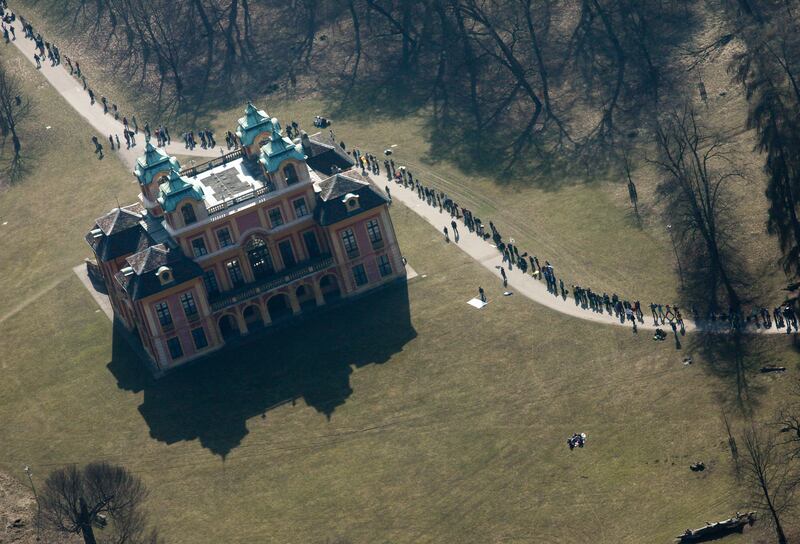 A photo of Ludwigsburg castle, in the town where Bärbel Gansau was murdered in 1978.