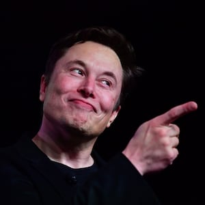 Tesla CEO Elon Musk speaks during the unveiling of the new Tesla Model Y in Hawthorne, California on March 14, 2019.