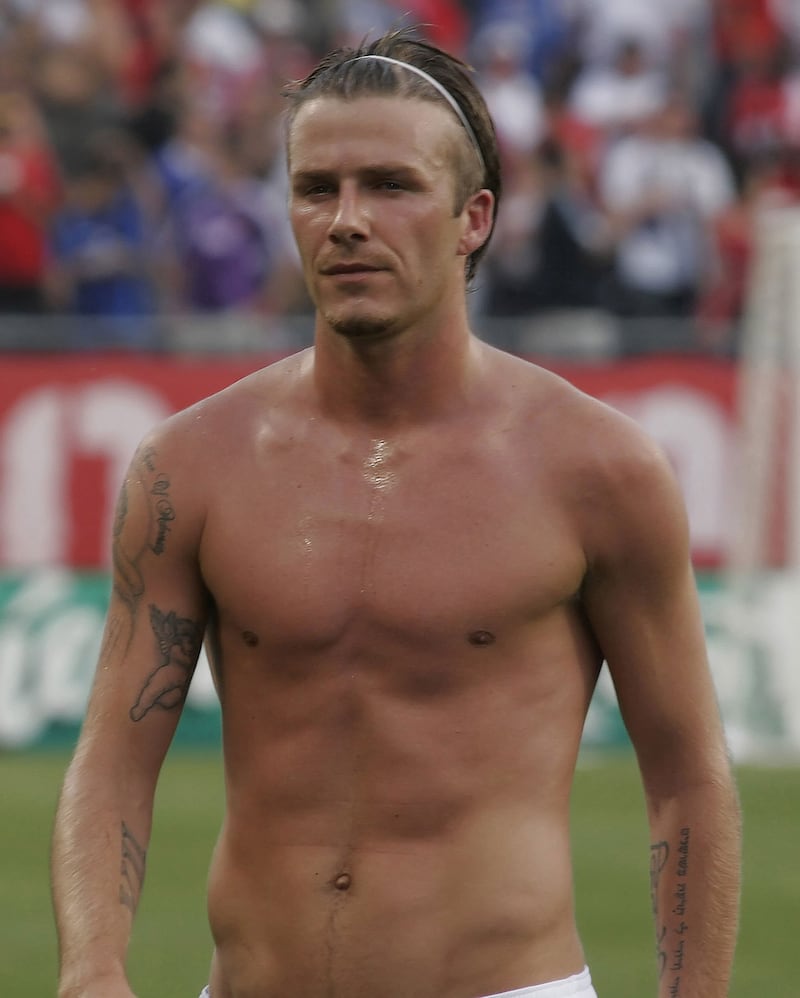 David Beckham on July 16, 2005