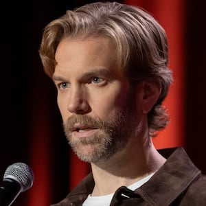 Anthony Jeselnik: Bones and All. Anthony Jeselnik at Pabst Theater in Milwaukee. Cr. Tom Krawczyk/Netflix © 2024