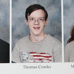 A 2020 High School yearbook shows the photo of Thomas Matthew Crooks.