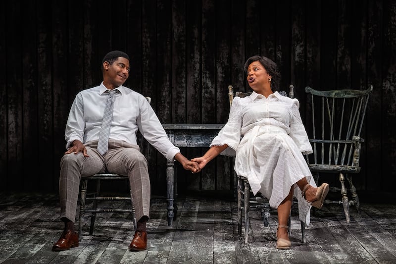 Billy Eugene Jones and Michelle Wilson in 'Our Town'