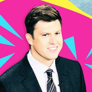 Anchor Colin Jost during Weekend Update