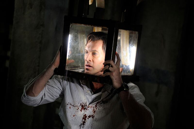 Scott Patterson in one of Jigsaw’s traps