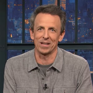 Seth Meyers talking about Elon Musk.