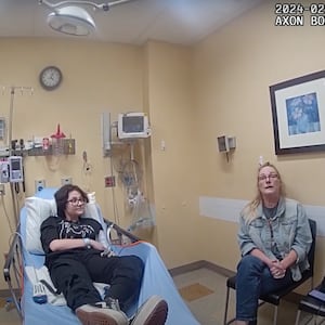 The Owasso Police Department released police body cam footage of an officer speaking to Nex and their mother Sue Benedict, in an emergency room at Bailey Medical Center. 