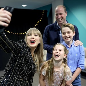 William and the kids with Taylor