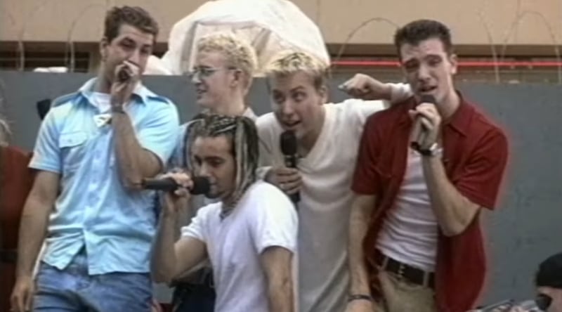 NSYNC in Larger Than Life: Reign of the Boybands.