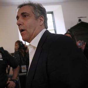 Former President Donald Trump's former lawyer Michael Cohen attends Trump's civil fraud trial at New York State Supreme Court