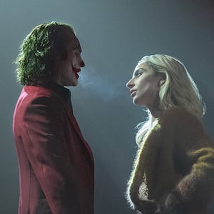 Joaquin Phoenix and Lady Gaga in Joker: Folie a Deux