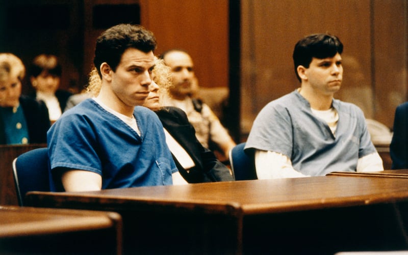 Brothers Lyle and Erik Menendez during their 1993 trial.