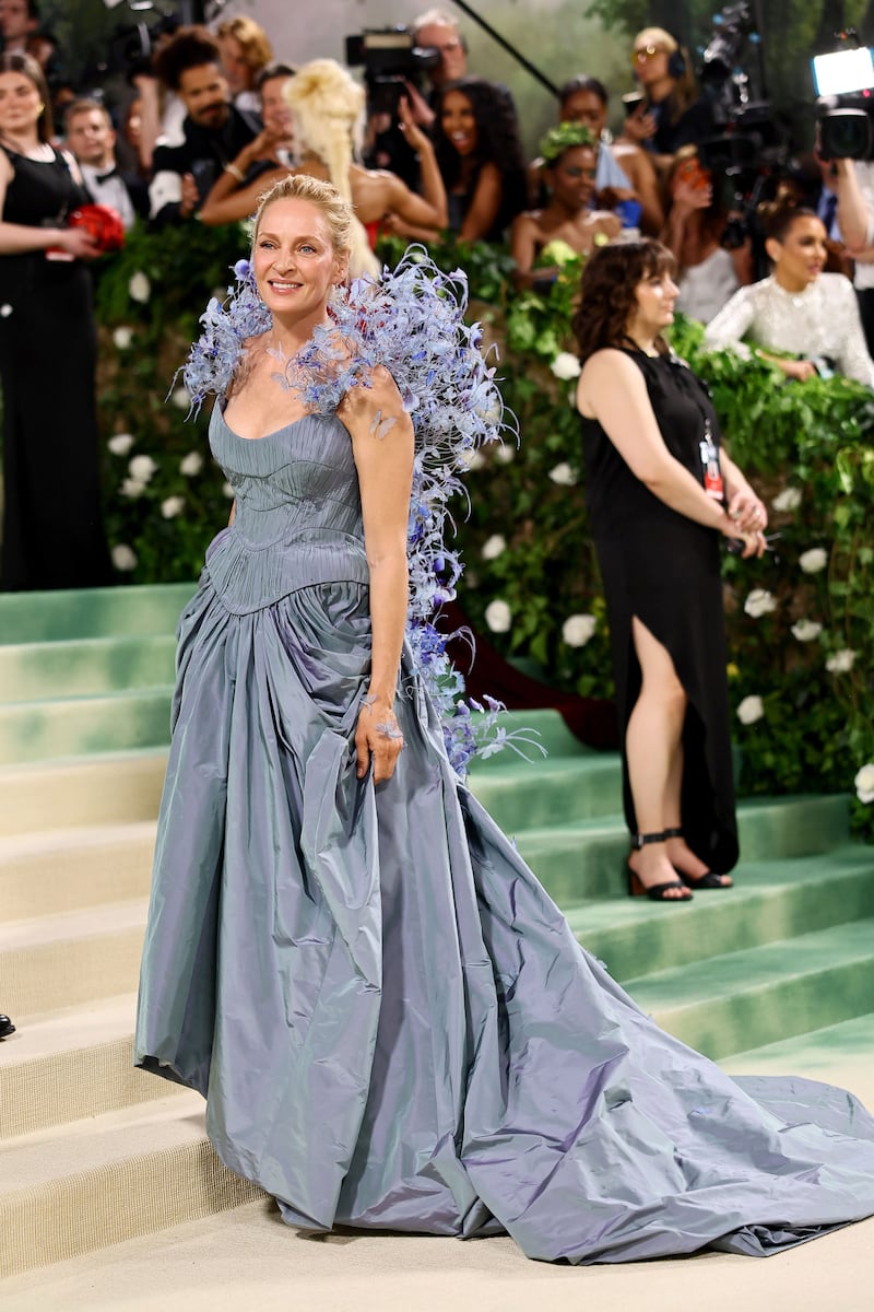 Uma Thurman at The Met Gala 2024