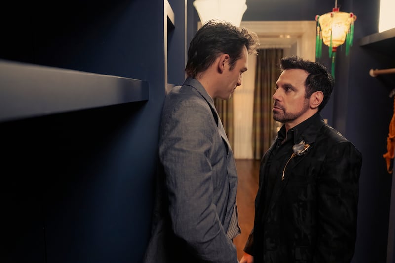 Photo still of Sebastiano Pigazzi and Mario Cantone in 'And Just Like That'