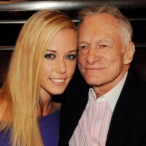 Kendra Wilkinson and Hugh Hefner