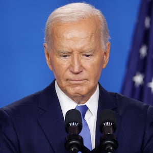 Joe Biden holds news conference at the 2024 NATO Summit on July 11, 2024 in Washington, DC.