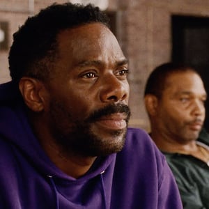 A film still including Colman Domingo, Clarence Maclin in the film Sing Sing