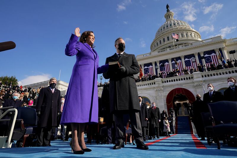 Kamala Harris sworn in